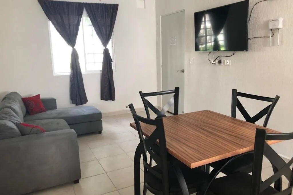 Apartamento Vive tus vacaciones, depa nuevo Playa del Carmen 0*,